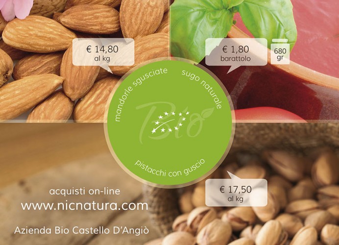 Promozione Sugo, Mandorle e Pistacchi Bio